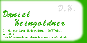 daniel weingoldner business card